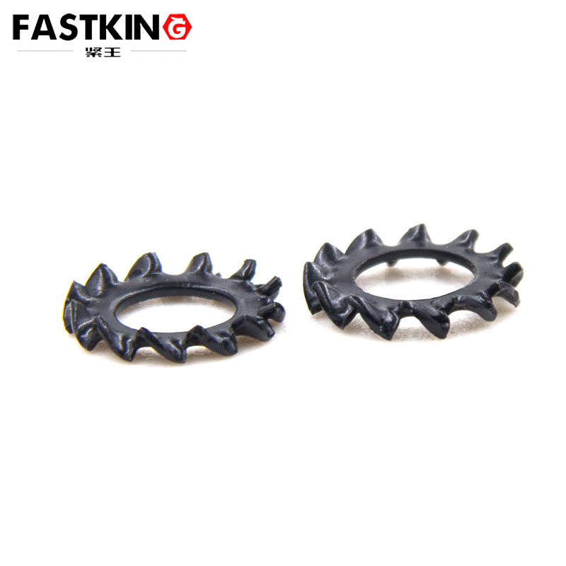 環(huán)保黑鋅外鋸齒墊圈燈飾M6